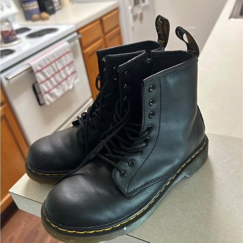 Dr. Martens Black Lace-Up Boots